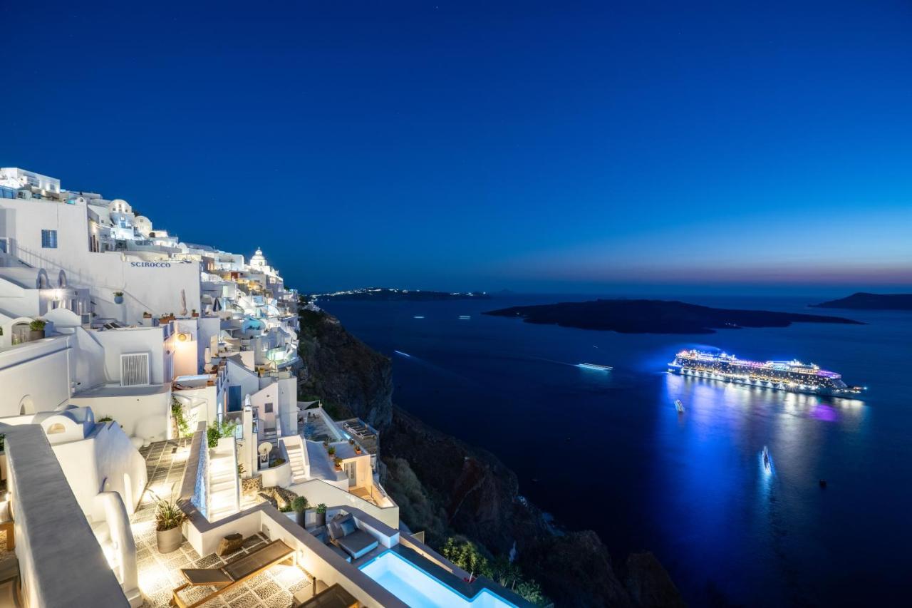 Inspire Santorini Luxury Villas ฟิรา ภายนอก รูปภาพ
